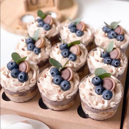 Dessert in a Snickers cup
