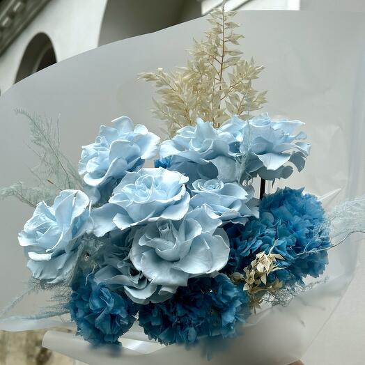 O buquê mais duradouro💙 Buquê de flores cortadas, que manterá o frescor por muito tempo
