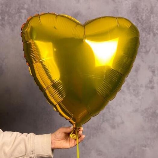 Шар Сердце с гелием