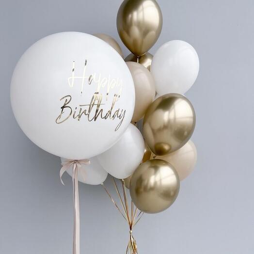 Шары с индивидуальной надписью