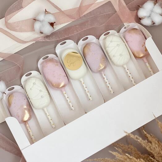 Paletas de chocolate en chocolate belga / pastel de patatas / regalo