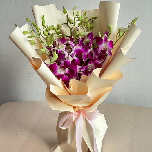 Purple Orchid Bouquet