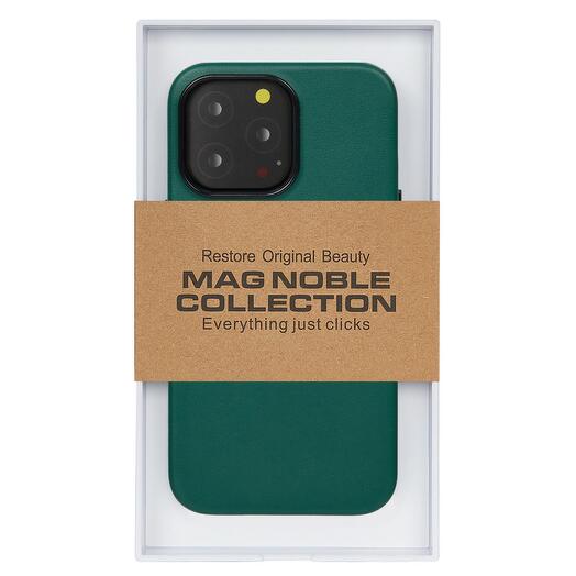 Чехол MagSafe iPhone 15 Pro Max Mag Noble-Зелёный