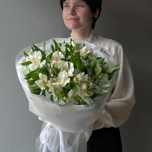 Букет из 9 альстромерий