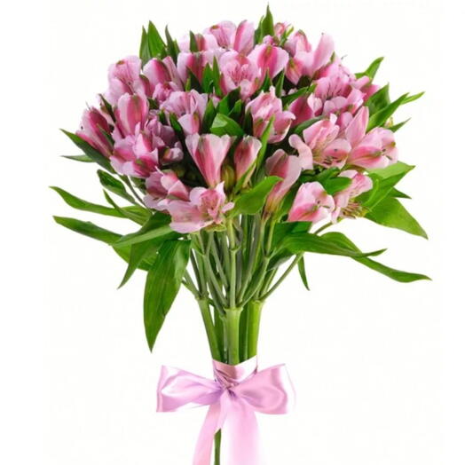 Bukiet z Alstromerii rożowej