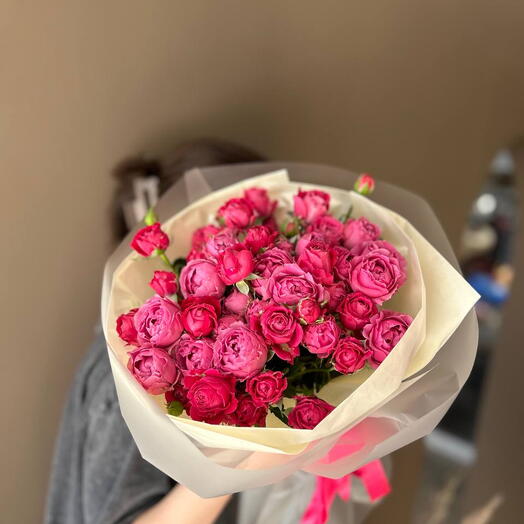 Mademoiselle Charme  💐🦄🍀 из очаровательных пионовидных кустовых роз