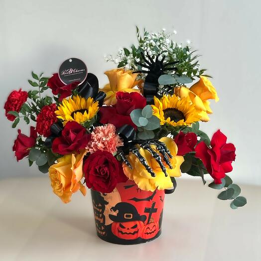 Spooky Bloom Bucket