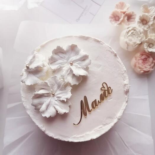 Бенто торт Цветы Маме