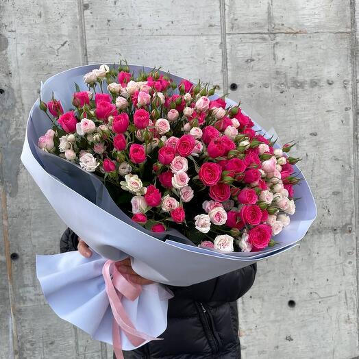 Ramo de rosas de arbusto Mix