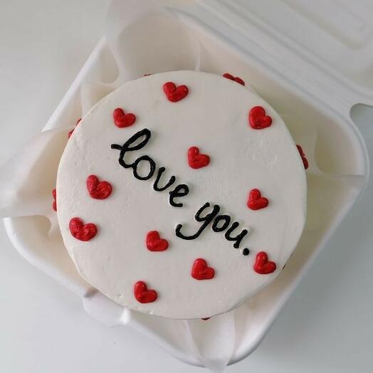 Бенто торт «love you»