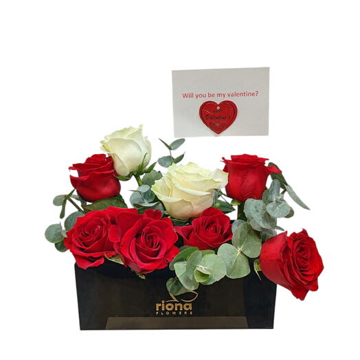 Be my valentine white