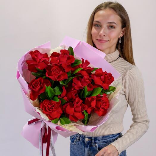 Букет из французской розы. Арт.253