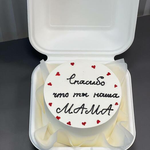 Bento cake for mom's birthday