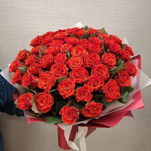 Букет из 51 розы Эль Торо
