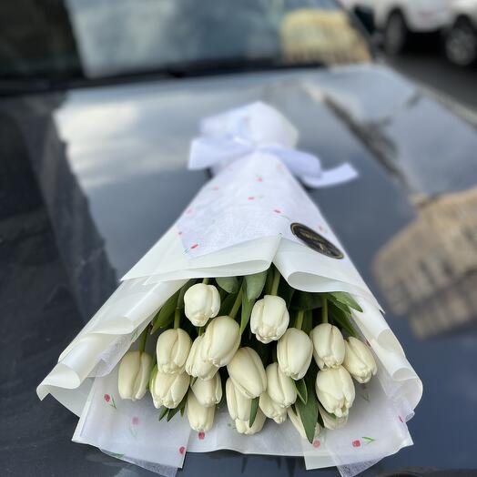 White tulips