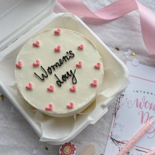 Бенто-торт с надписью/день рождения/подарок/8 марта