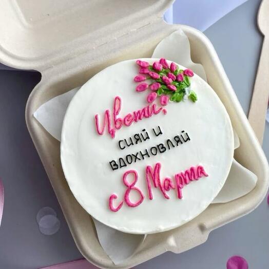 Бенто торт 8 марта