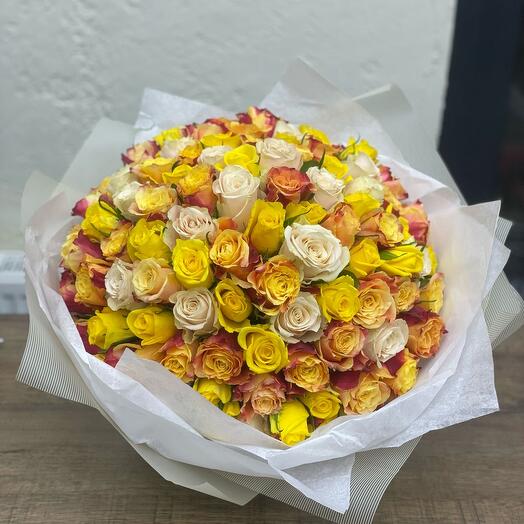 101 roses large bouquet