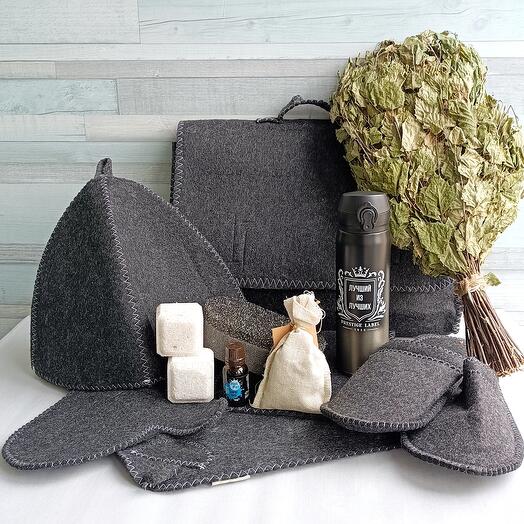 Set de regalo para baño y sauna para hombre