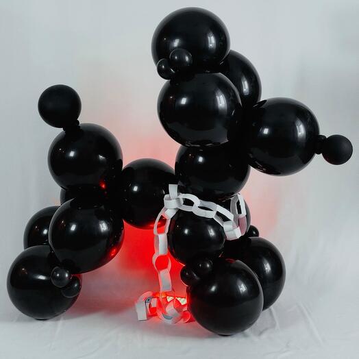 Фигура из шаров Собака Доли