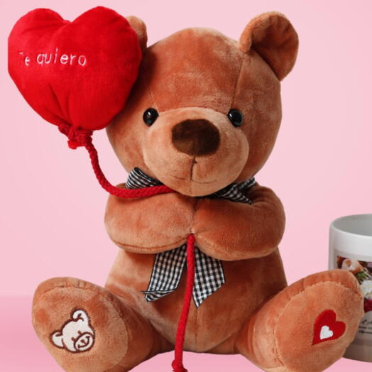 Peluche globo corazon Te quiero