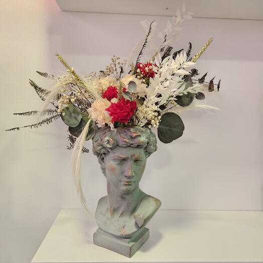 Busto del David de Miguel Angel