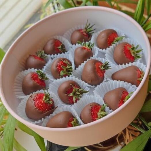 Классическая клубника в шоколаде