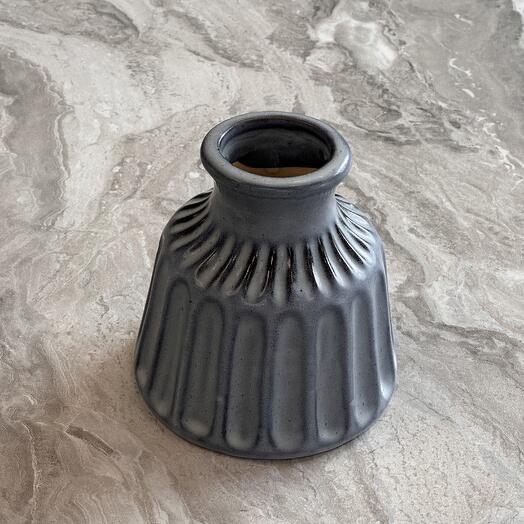 Ваза фиолетово- голубая