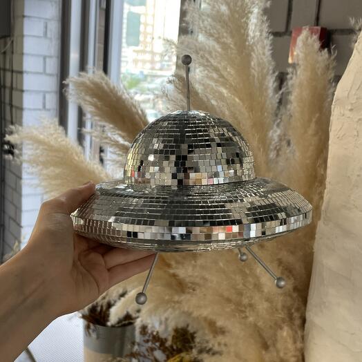 Летающая тарелка НЛО ДИСКО ШАР