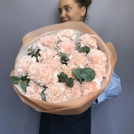Букет из гвоздики