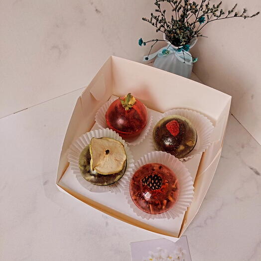 💜🫖☕️ Подарочный набор чайных бомбочек 4 шт