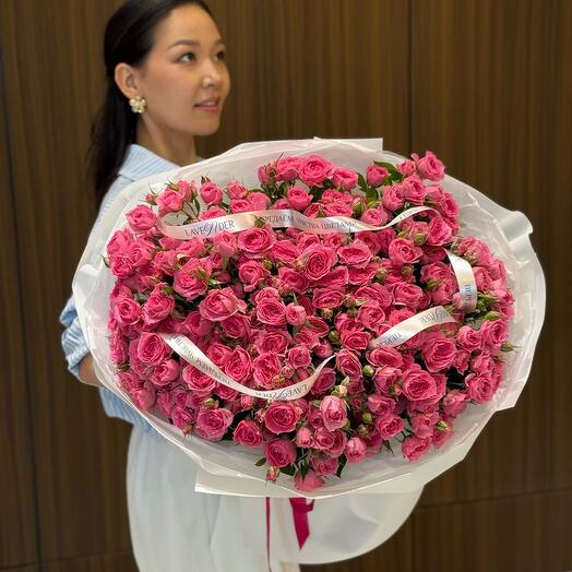 Кустовые розы размер XLL