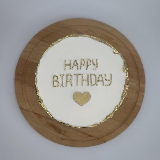 Бенто-торт с надписью Happy birthday
