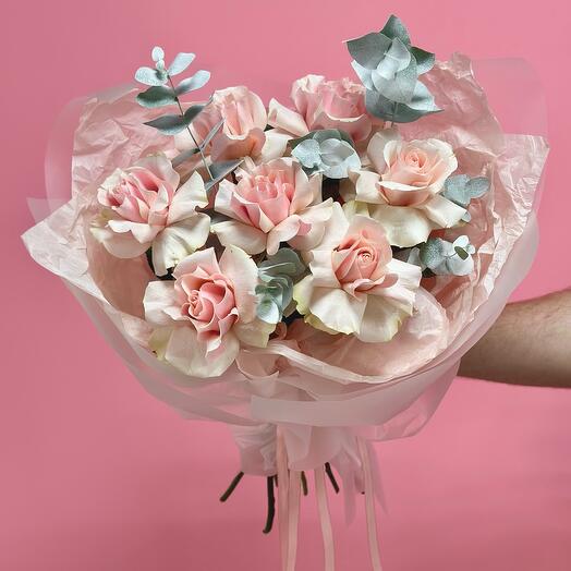 Авторский букет французские розы