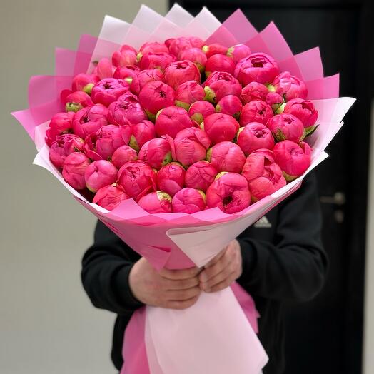 Коралловые пионы
