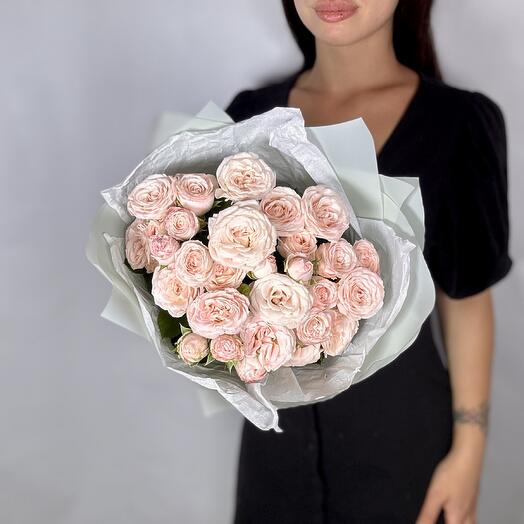 Кустовая пионовидная Роза -«мадам бомбастик»💕