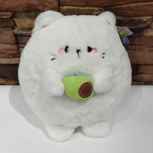 Мягкая игрушка кот с авокадо