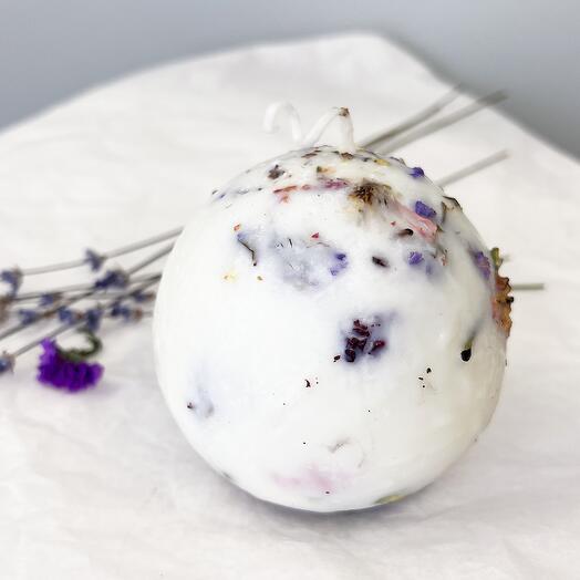 Botanical candle Sphere
