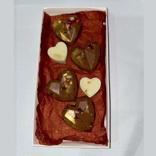 МИНИ СЕРДЕЧКИ С ГРАНАТОМ