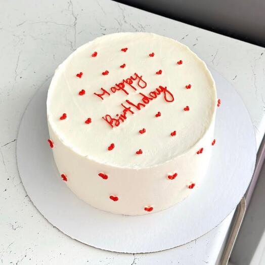 Мега бенто "happy birthday " с сердечками