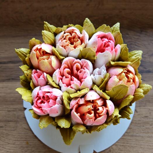 Зефирный торт "Тюльпаны" XL