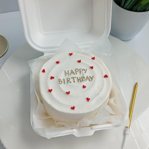 Бенто Happy birthday с сердечками