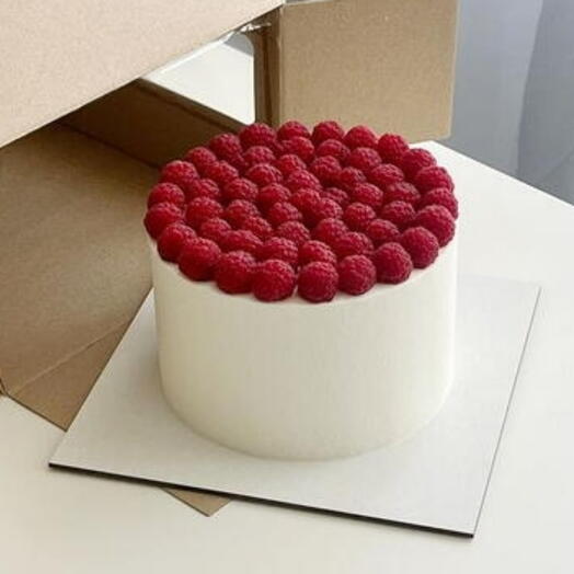 Raspberry bento cake