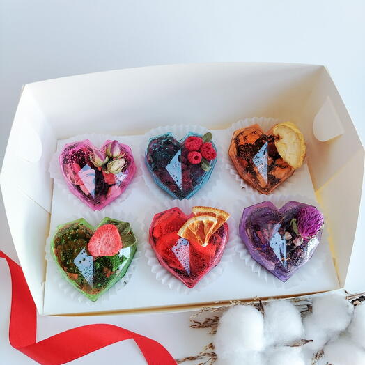 Набор из 6-ти чайных бомбочек. Подарок маме, бабушке, девушке