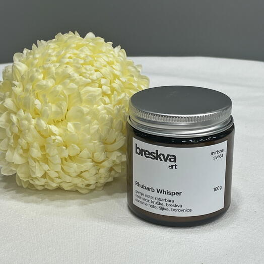Mirisna sveća "Rhubarb Whisper"