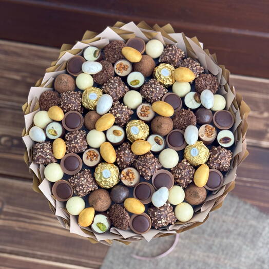 Букет из шоколадных конфет