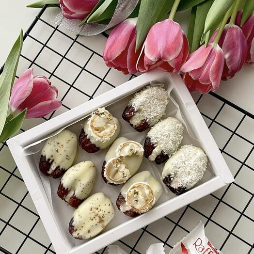 Финики в бельгийском шоколаде для мамы