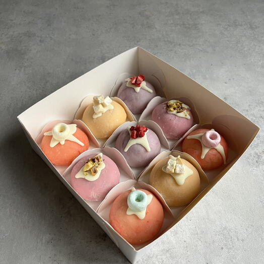 Моти ассорти с украшением 9 шт