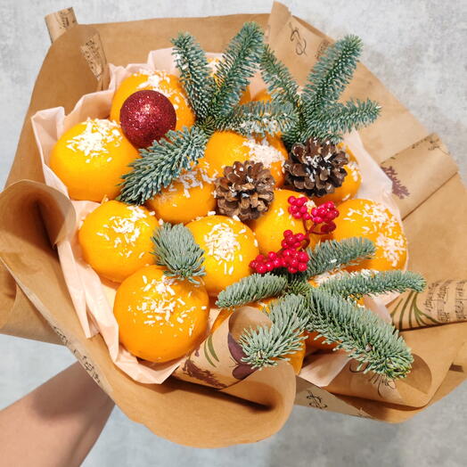 Букет мандариновый праздник