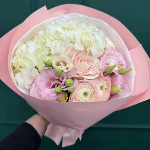 Hortensia mit Ranunkel